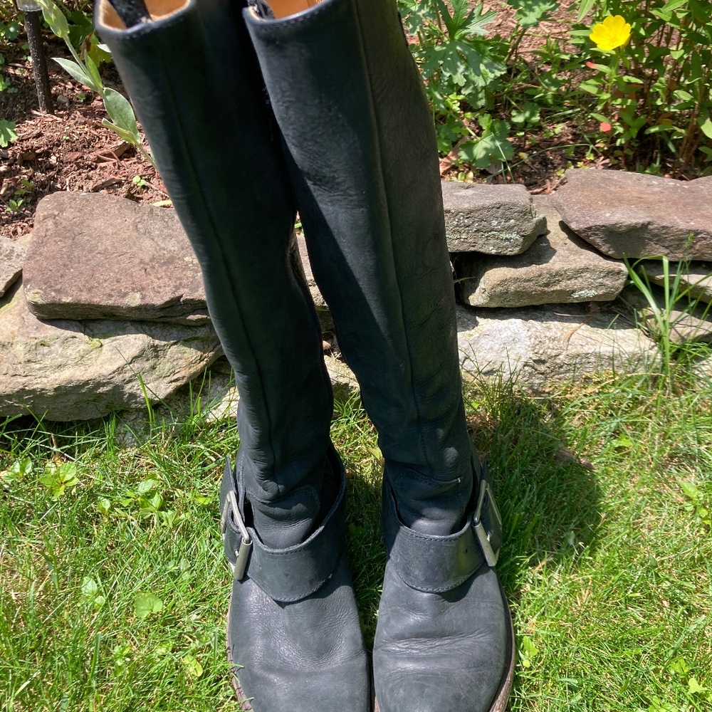 John Fluevog Black Boots Size 6